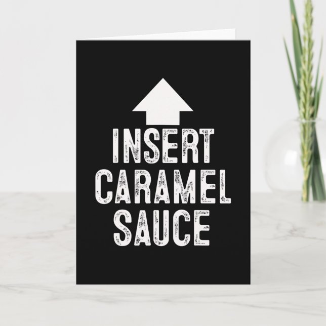 Insert Caramel Sauce Halloween Pointing Arrow To M Card (Front)
