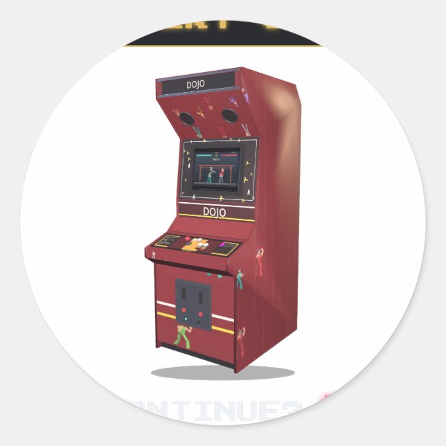 Insert Coin - Arcadeous Sticker (Front)