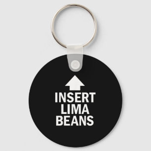 Insert Lima Beans Funny Thanksgiving Pointing Arro Key Ring