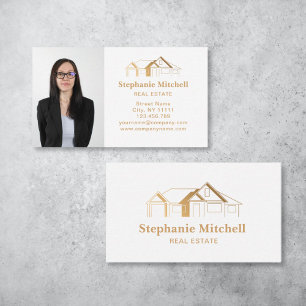 Insert Photo Real Estate Realtor Key House Gold