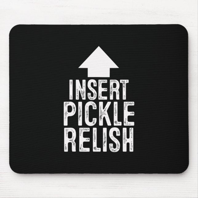 Insert Pickle Relish Halloween Pointing Arrow To M Mouse Pad (Front)