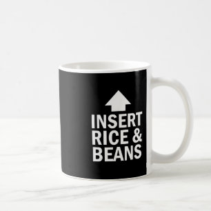 Insert Rice And Beans Thanksgiving Pointing Arrow Coffee Mug