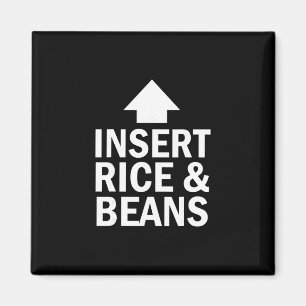 Insert Rice And Beans Thanksgiving Pointing Arrow Magnet