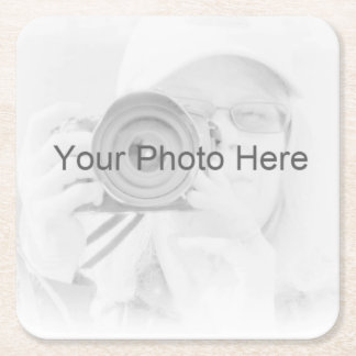 Insert Your Own Photo Design Paper Coaster