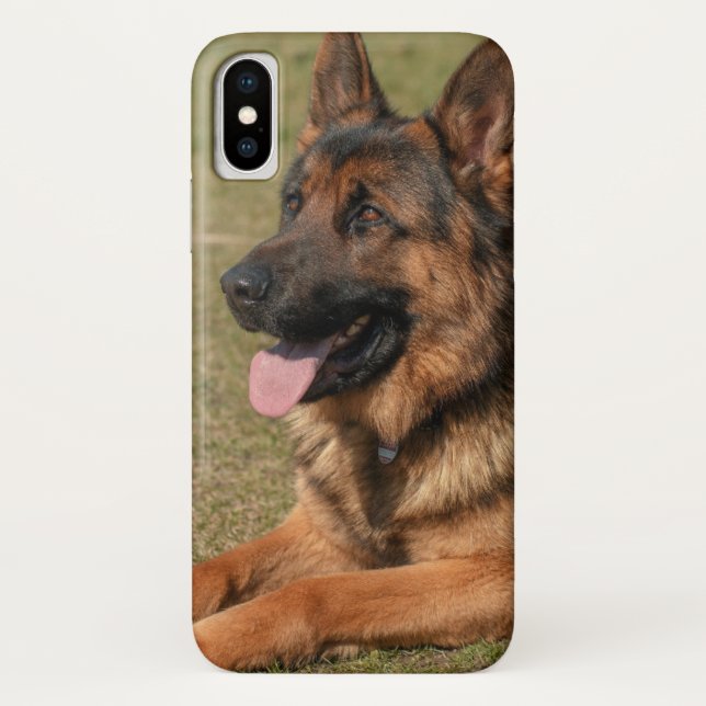 Insert Your Own Photo of Your German Shepherd Dog Case-Mate iPhone Case (Back)