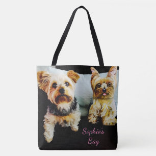 Insert Your Pet's IMAGE Here Personalised Photo Tote Bag