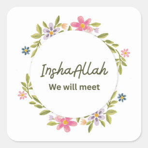 InshaAllah We Will Meet Soon 💔 Emotional Urdu Square Sticker