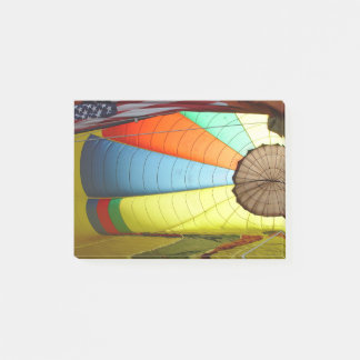 Inside a Hot air Balloon Post-it Notes