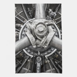 Inside a propeller tea towel