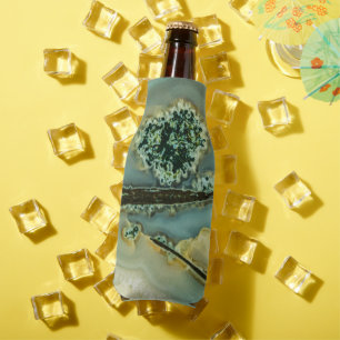 Inside a semi-precious stone bottle cooler