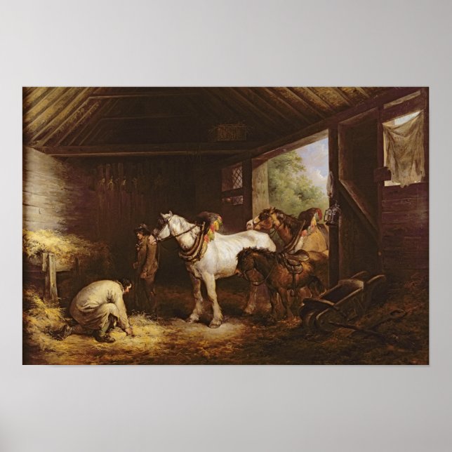 Inside a Stable Poster (Front)