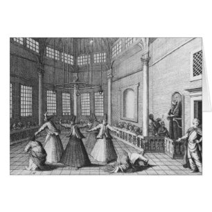 Inside a Turkish Mosque, illustration
