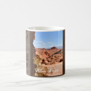 Inside cabin view of the Valley of Fire Coffee Mug