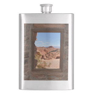 Inside cabin view of the Valley of Fire Hip Flask