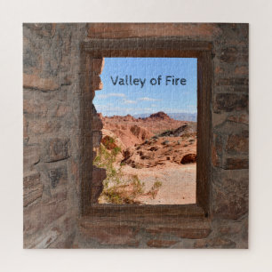 Inside cabin view of the Valley of Fire Jigsaw Puzzle