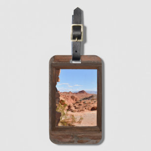 Inside cabin view of the Valley of Fire Luggage Tag