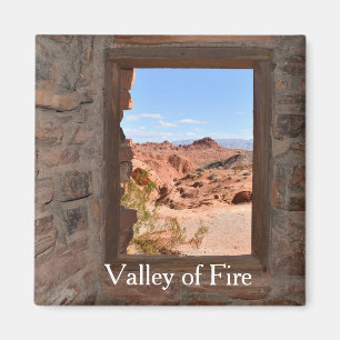 Inside cabin view of the Valley of Fire Magnet