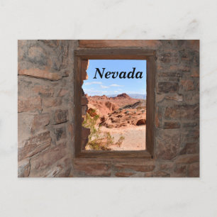 Inside cabin view of the Valley of Fire Postcard