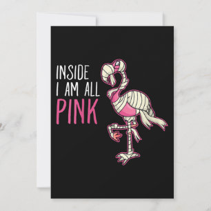 Inside I Am All Pink Flamingo Funny Flamingo Save The Date