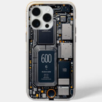 Inside iPhone Component Case – Futuristic Tech 