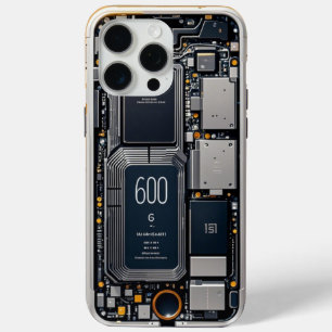 Inside iPhone Component Case – Futuristic Tech 