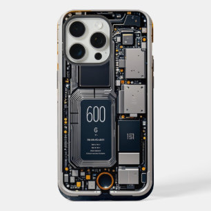 Inside iPhone Component Case – Futuristic Tech