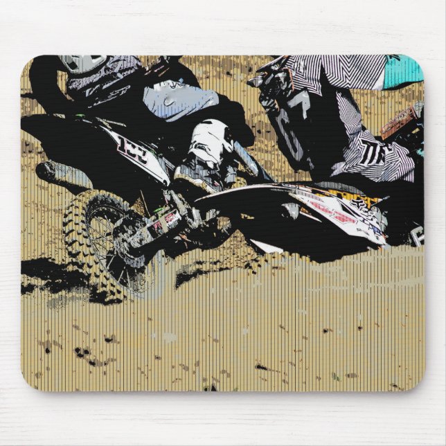 Inside Move - Dirt Bike Racers Mouse Pad (Front)