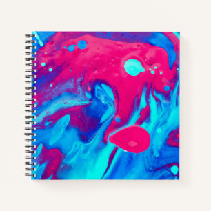Inside of a lava lamp notebook
