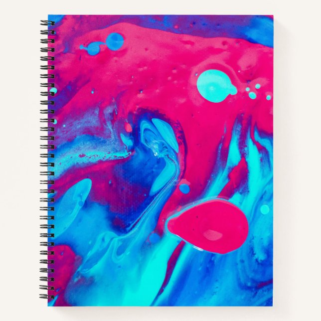 Inside of a lava lamp notebook (Front)