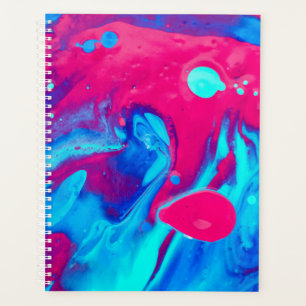 Inside of a lava lamp planner