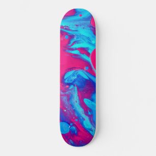 Inside of a lava lamp skateboard