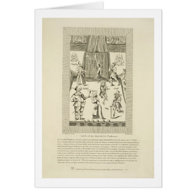 Inside of the Red Bull Playhouse, frontispiece to (Front)