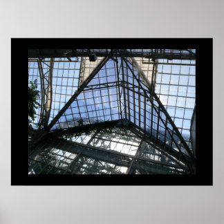 inside out (ceiling of greenhouse) poster