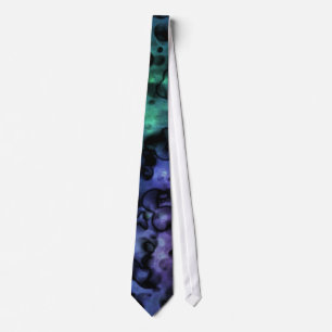 Inside Out Coral Abstract Tie
