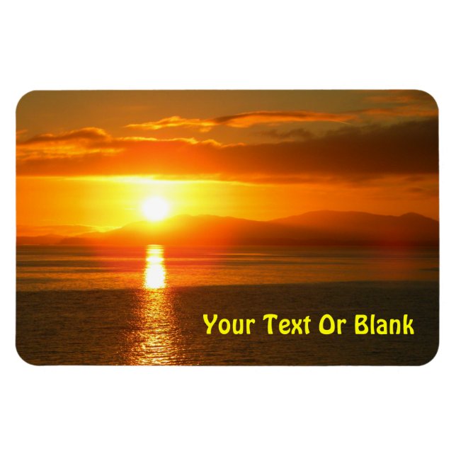 Inside Passage Sunset Magnet (Horizontal)