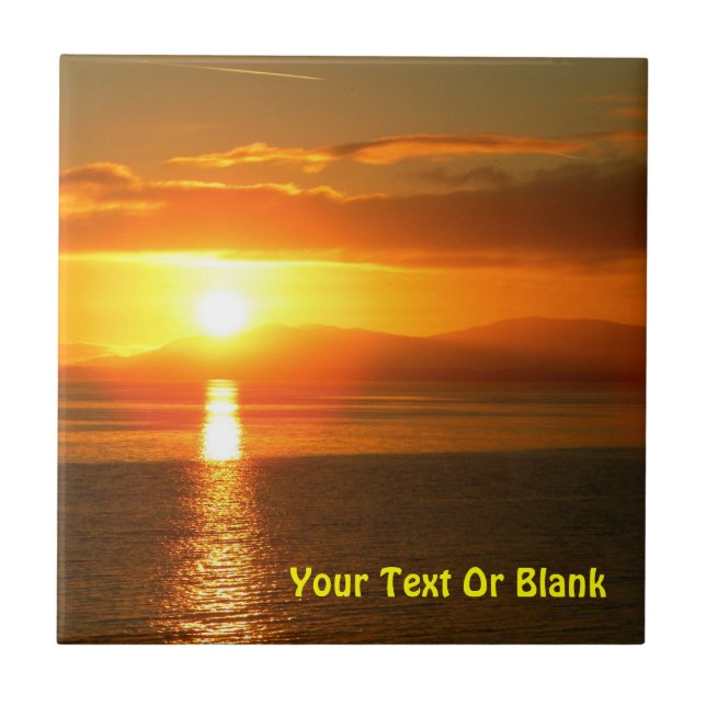 Inside Passage Sunset Tile (Front)