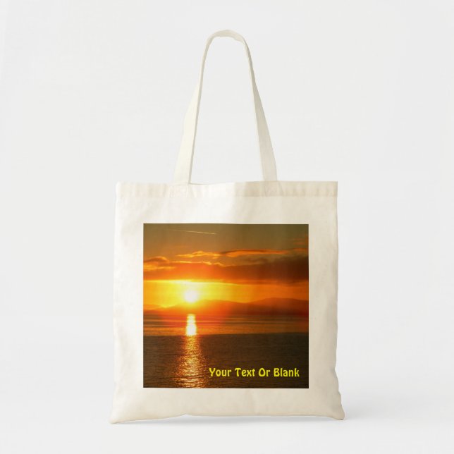 Inside Passage Sunset Tote Bag (Front)