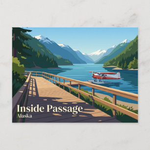 Inside Passage USA Postcard