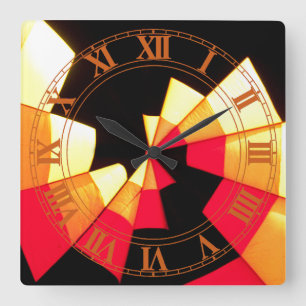 Inside the balloon square wall clock