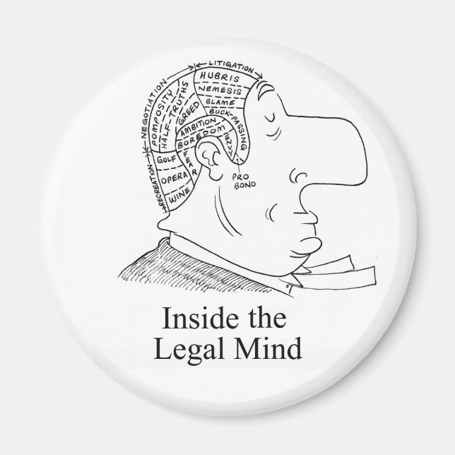 Inside the Legal Mind magnet (Front)