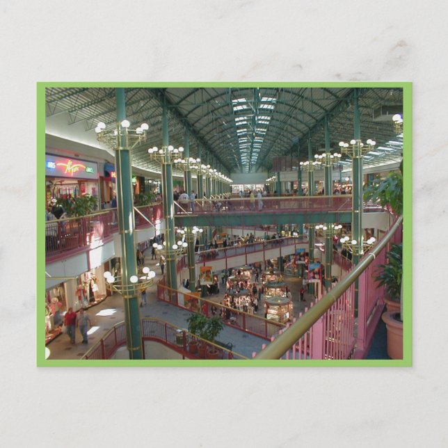 Inside The Mall Of America Minisota Store Crowd Postcard (Front)