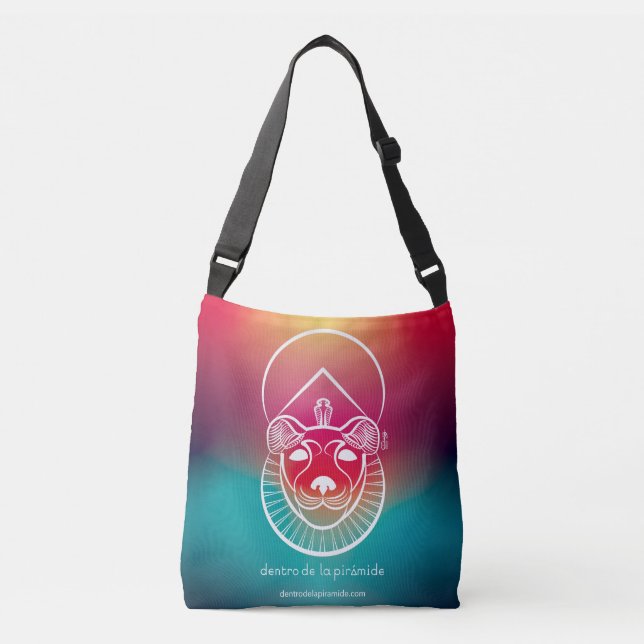 Inside the Pyramid Crossbody Bag (Front)