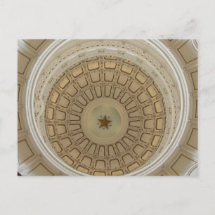 Inside the rotunda at the Texas Capitol Postcard