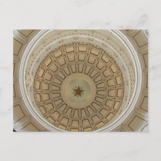Inside the rotunda at the Texas Capitol Postcard