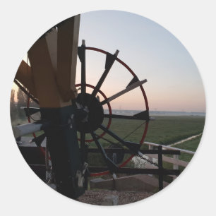 Inside the Windmill Classic Round Sticker