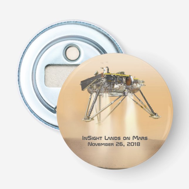 InSight Landing on Mars Bottle Opener (Front)