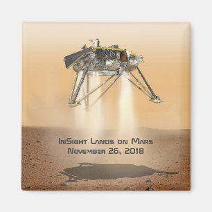 InSight Landing on Mars Magnet