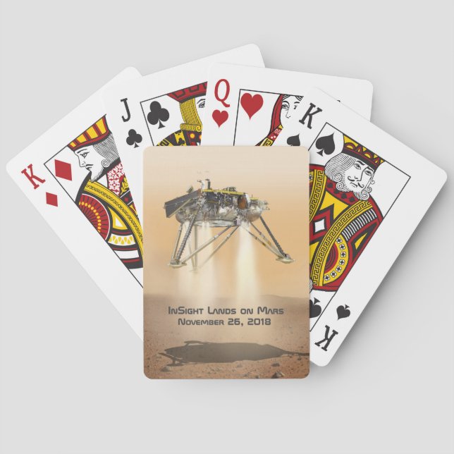 InSight Landing on Mars Playing Cards (Back)