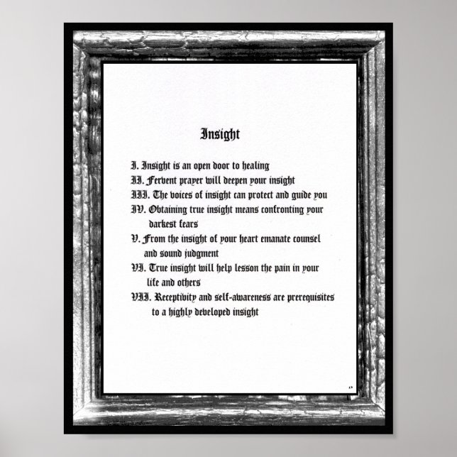Insight Poster (Front)