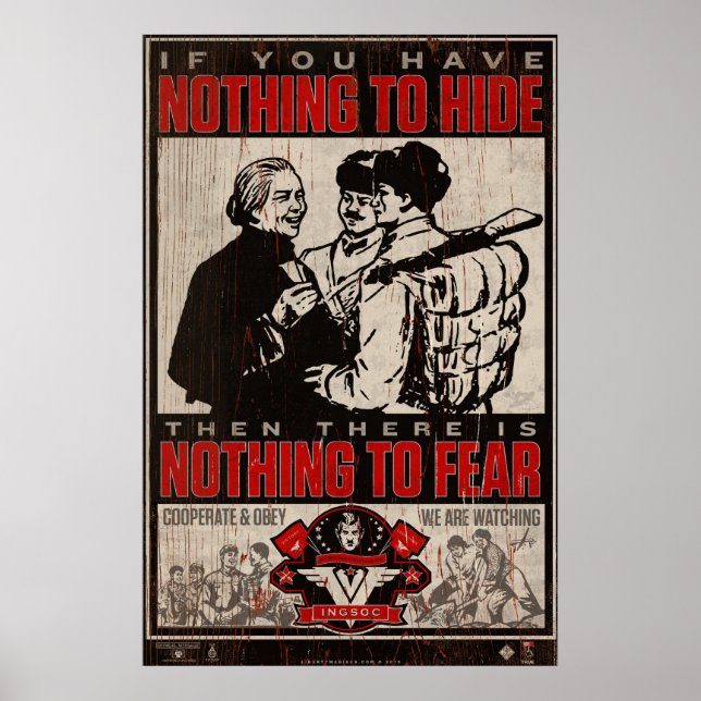 INSOC 1984 Propaganda Print (Front)